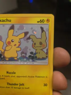 Pikachu SM162 Sun and Moon Black Star Promo Card NM - Image 3