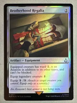 MTG / Brotherhood Regalia / ACR / #71 / FOIL / Uncommon / NM - Image 1