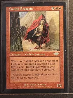 Goblin Assassin - Legions - 2003 - MTG - Magic the Gathering - Comb Sh - TCG - Image 1