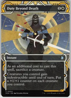 MTG Duty Beyond Death NM Secrets of Strixhaven: Mystical Archive Magic 4 - Image 1