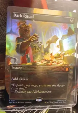 MTG, TMNT: Dark Ritual Boarderless Foil 0131 NM/M - Image 2