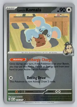LARRY'S KOMALA (ENERGY SYMBOL) 175/217 ASCENDED HEROES POKEMON REVERSE HOLO NM - Image 1