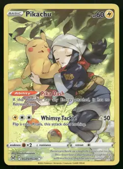 Pikachu TG05/TG30 Lost Origin Trainer Gallery LOR Holo Pokemon NM - Image 1