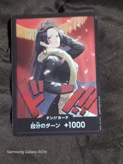 One Piece Heroines Edition DON!! Boa Hancock Foil Japanese Card US SELLER - Image 1