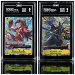 2025 One Piece Illustration Box Vol.3 Monkey D. Luffy & Roronoa Zoro MINT TAG 9 - Image 1