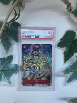 Namco Pell One Piece Kingdoms of Intrigue Alt Art Foil PSA 9 OP04-013 - Image 1
