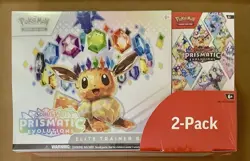Pokemon Prismatic Evolutions Elite Trainer Box + Booster Bundle, 2-pack Costco - Image 1