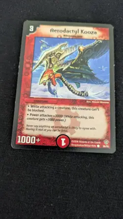 Aerodactyl Kooza Duel Masters DM09 Common card TCG CCG - Image 1