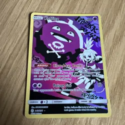 Pokemon Koffing Holo TCG Card Secret Rare Cosmic Eclipse Full Art 243/236 LP/NM - Image 1
