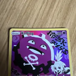 Pokemon Koffing Holo TCG Card Secret Rare Cosmic Eclipse Full Art 243/236 LP/NM - Image 2