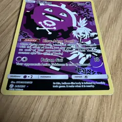 Pokemon Koffing Holo TCG Card Secret Rare Cosmic Eclipse Full Art 243/236 LP/NM - Image 3