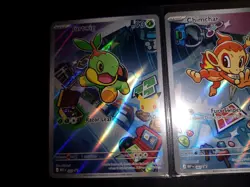 Pokemon 1 Partner Illustration Collection Turtwig Chimchar Piplup Card Set Gen 4 - Image 5