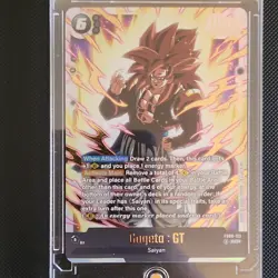 Dragon Ball Super Card Game Bandai Gogeta: GT SCR FB09-123 6C 40000 HP - Image 1