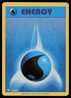 Basic Water Energy Holo Trading Card Game Classic 033/034 NM Pokemon - Image 1