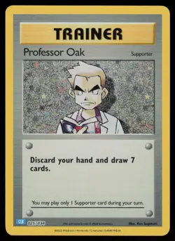 Professor Oak (CLB) Holo Trading Card Game Classic 025/034 NM Pokemon - Image 1