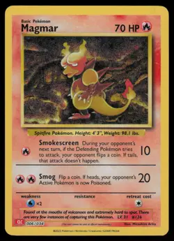 Magmar Holo Classic Collection Trading Card Game Classic 006/034 NM Pokemon - Image 1