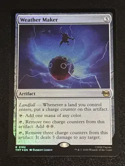 MTG Teenage Mutant Ninja Turtles Weather Maker Foil 0182 NM Rare - Image 1