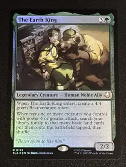 MTG Avatar: The Last Airbender The Earth King Foil 0172 NM Rare - Image 1