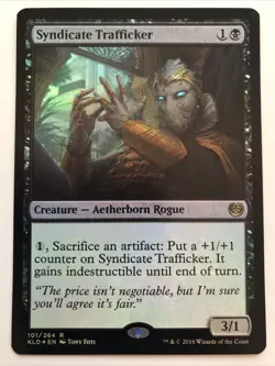 MTG Kaladesh Syndicate Trafficker Foil 101/264 NM Rare - Image 1