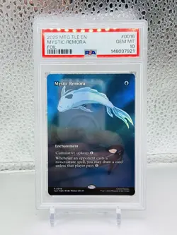 PSA 10 Mystic Remora Borderless Foil Avatar: The Last Airbender Pop 7 🔥 ☯ - Image 1