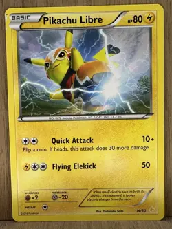 Pikachu Libre 14/30 – XY Trainer Kit 2016 Pokemon - Image 1