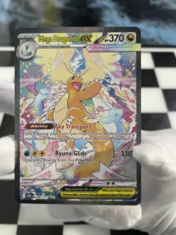 Mega Dragonite ex 290/217 SIR Ascended Heroes Holo Pokemon NM - Image 3