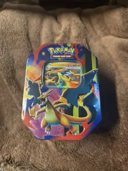 Mega Charizard Ex Tin - Mega Charizard Y EX Promo - Pokemon TCG Sealed - Image 1
