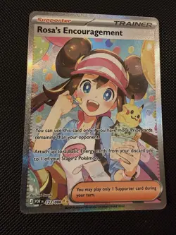 Rosa’s Encouragement SIR 123/088 - Pokemon Mega Evolution Perfect Order English - Image 1