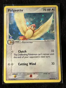 Pidgeotto 45/112 Pokemon FireRed & LeafGreen Reverse Holo LP - Image 1