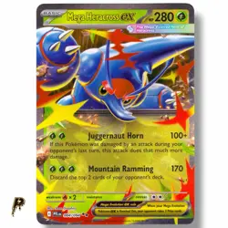 Mega Heracross ex 004/094 - 2025 Phantasmal Flames Double Rare Pokemon Card NM - Image 1