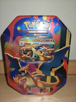 Pokemon TCG Mega Evolution Charizard ex Tin Y Brand New and Sealed - Image 1