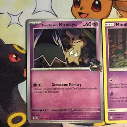 Pokemon Mimikyu 3 Card Lot - Non-holo - Image 2