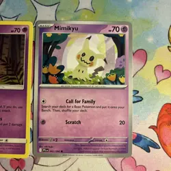 Pokemon Mimikyu 3 Card Lot - Non-holo - Image 4