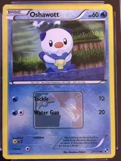 2011 Pokemon Black & White POKEMON League Cross - Oshawott 27/114 CGC 10 GEM MT - Image 2