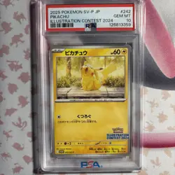 2025 Pokemon Illustration Contest 2024 Set SV-P JP PSA 10 - Image 5
