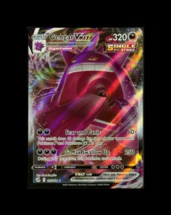 Pokemon TCG Gengar VMAX Alternate Art Fusion Strike Near Mint Condition - Image 1