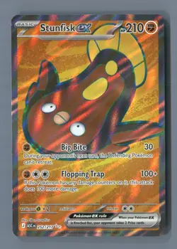 Stunfisk ex 252/217 Ultra Rare ME: Ascended Heroes Pokemon Holo Near Mint - Image 1