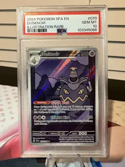 Dusknoir Pokemon Shrouded Fable Illustration Rare PSA GEM MINT 10 - Image 1