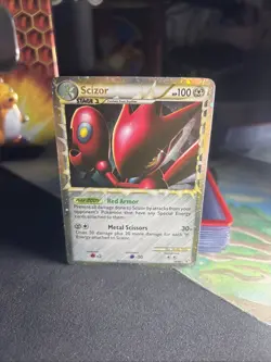Pokemon Scizor Prime Undaunted Ultra Rare Holo 84/90 HP100 Stage 1 - Image 1