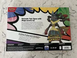 Pokemon Mega Evolution Ascended Heroes Premium Poster Collection Mega Lucario - Image 2