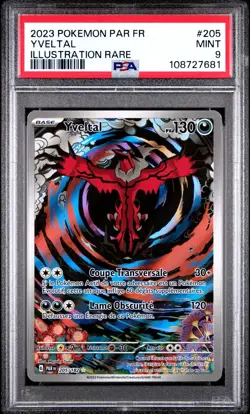 PSA 9 Yveltal AR 205/182 - Pokemon EV4 : Faille Paradoxe - FR - Image 1