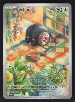 Lechonk 209/197 Pokemon TCG SV03: Obsidian Flames NM - Image 1