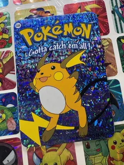 Pokemon 151 Vintage Pocket Monsters Vending HOLO Prism Sticker 2000 Nintendo - Image 4
