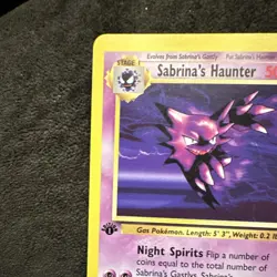 Pokemon TCG Sabrina's Haunter Gym Challenge 58/132 1st Edition Mint - Image 3