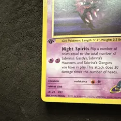 Pokemon TCG Sabrina's Haunter Gym Challenge 58/132 1st Edition Mint - Image 5