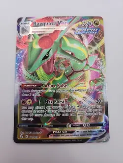 Rayquaza VMAX 111/203 SWSH07: Evolving Skies Ultra Rare Full Art Holo Pokemon - Image 1