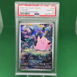 2026 POKEMON POR EN-PERFECT ORDER ILLUSTRATION RARE #094 CLEFAIRY PSA 10 - Image 1