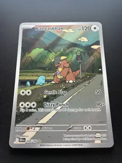 Pokemon Kangaskhan Illustration Rare IR Full Art Holo 204/182 Destined Rivals - Image 2