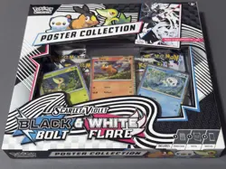 Pokemon Black Bolt & White Flare Poster Collection Box Promo 10.5 Unova NEW! - Image 4