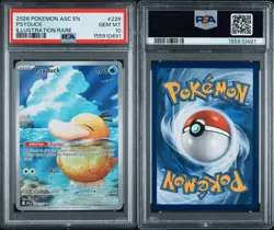 2026 POKEMON ASC EN-ASCENDED HEROES ILLUSTRATION RARE #226 PSYDUCK PSA 10 - Image 2